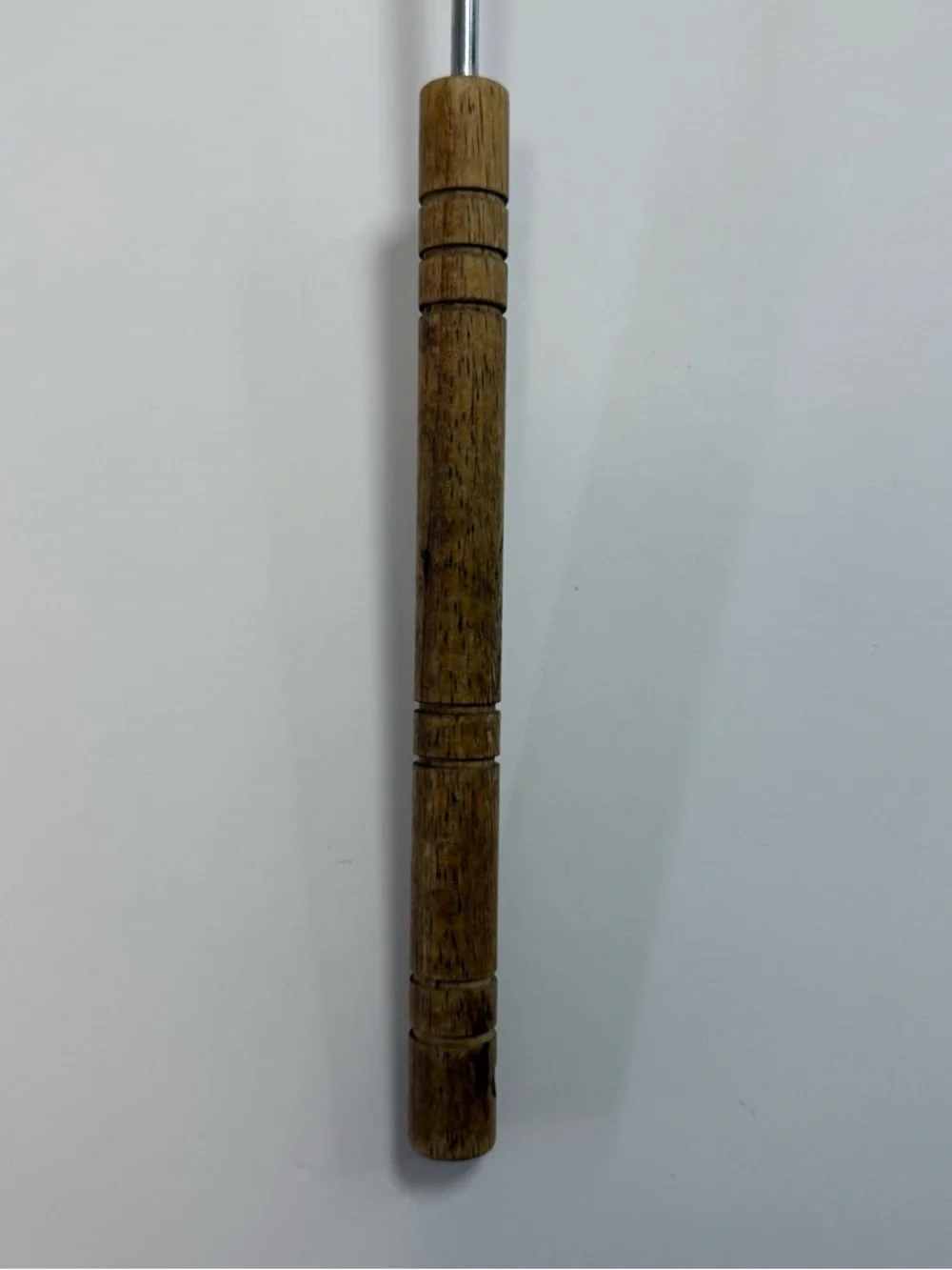 Stainless Steel Turner BBQ Spatula with Brown Wood Handle